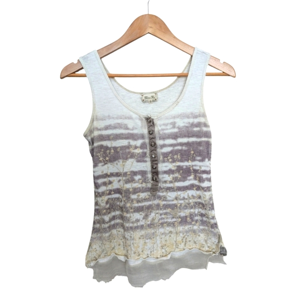 MISS ME Striped Tank Top Medium